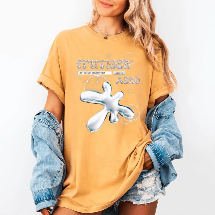 Frutiger Aero Y2K Fashion Trends Statement Piece Tech Orb Premium Tri-Blend Women's Comfort Colors T-Shirt Frutiger Aero Y2K Fashion Trends Statement Piece Tech Orb Premium Tri-Blend Women's Comfort Colors T-Shirt