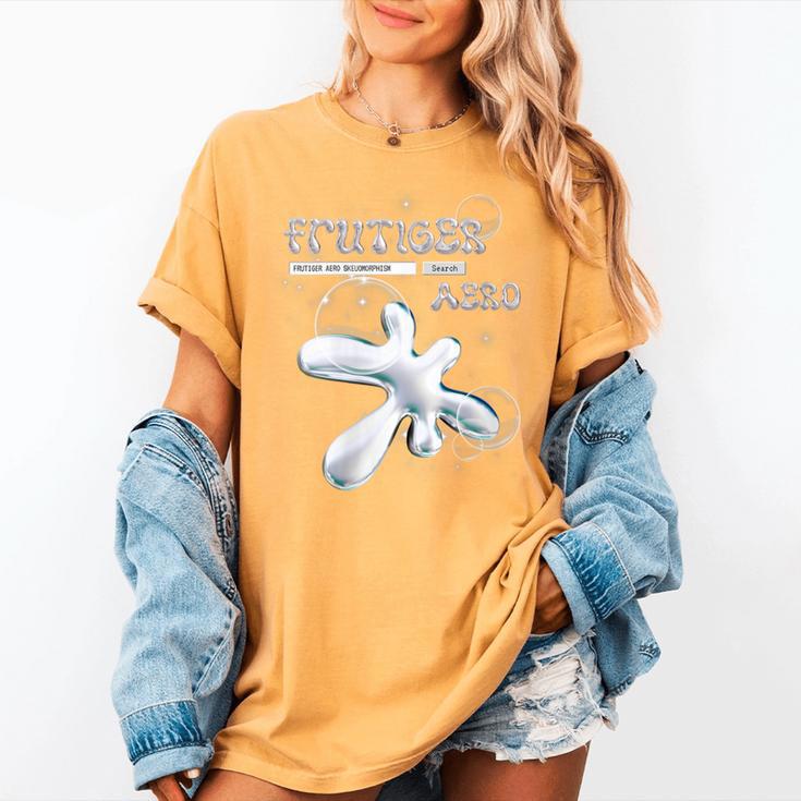Frutiger Aero Y2K Fashion Trends Statement Piece Tech Orb Women's Comfort Colors T-Shirt