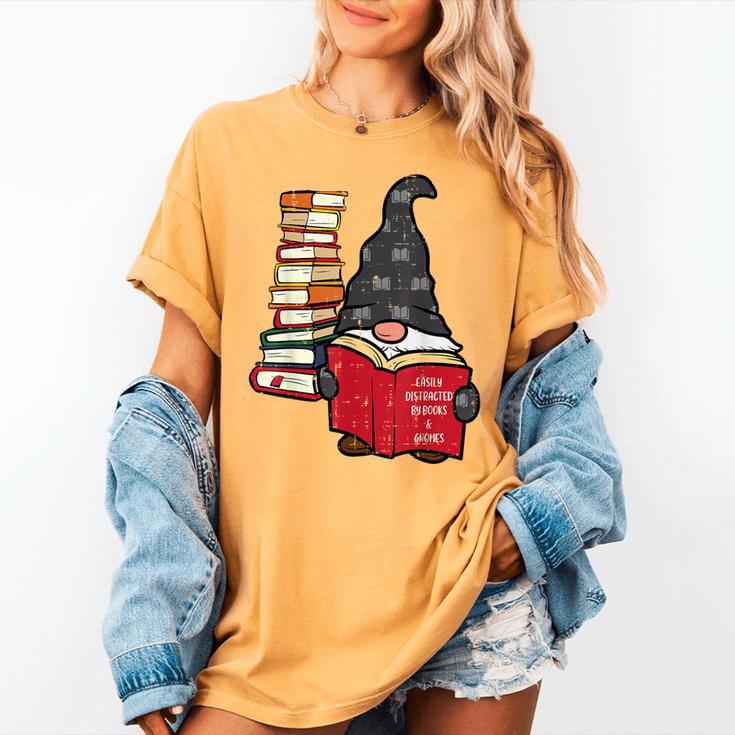 Gnome Read Reading Book Librarian Across America Women Kids Women's Comfort Colors T-Shirt Gnome Read Reading Book Librarian Across America Women Kids Women's Comfort Colors T-Shirt