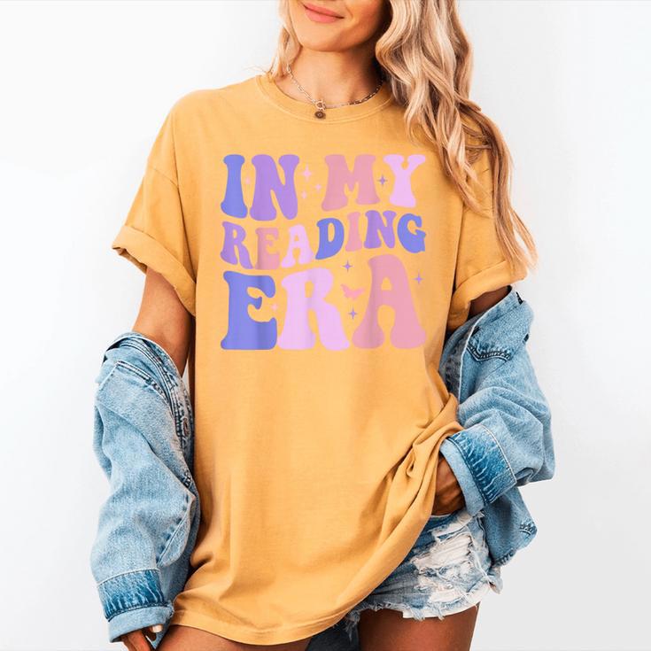 Groovy In My Reading Era Book Lovers Book Reader Women's Comfort Colors T-Shirt