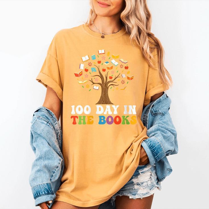 Happy 100 Days In The Books Reading Celebration Graphic Tees Women's Comfort Colors T-Shirt