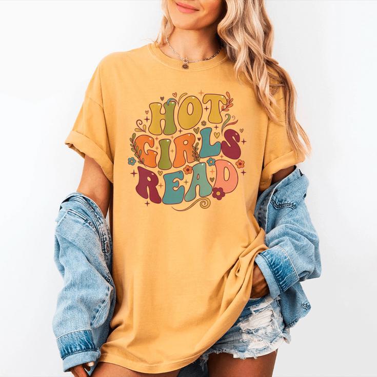 Hot Girls Read Aesthetic Book Lover Reading Women's Comfort Colors T-Shirt Hot Girls Read Aesthetic Book Lover Reading Women's Comfort Colors T-Shirt