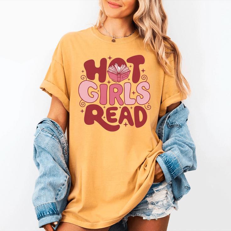 Hot Girls Read Book Lover Feminist Reader Premium Tri-Blend Women's Comfort Colors T-Shirt Hot Girls Read Book Lover Feminist Reader Premium Tri-Blend Women's Comfort Colors T-Shirt