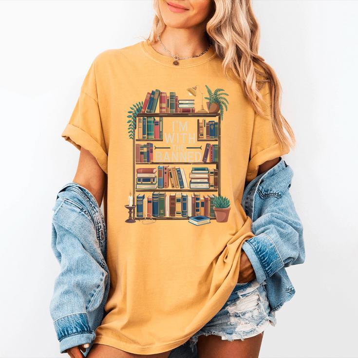 I'm With The Banned Books Reading Women's Comfort Colors T-Shirt I'm With The Banned Books Reading Women's Comfort Colors T-Shirt