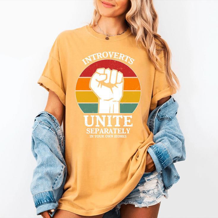 Introvert Antisocial Men Women Kids Boys Girls Women's Comfort Colors T-Shirt