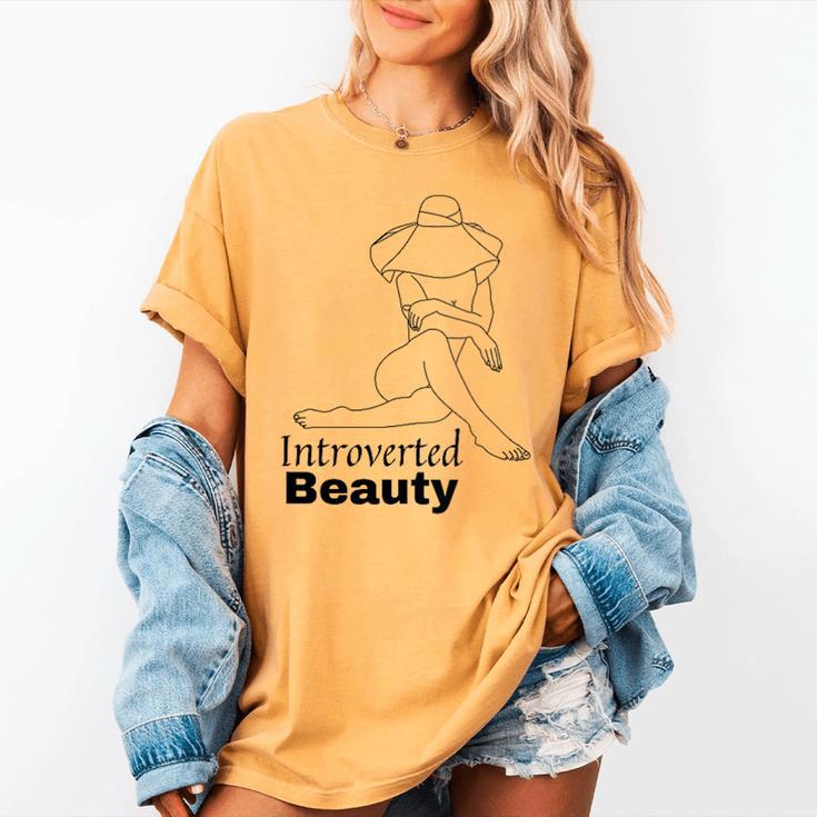 Introvert Health Aware Acceptance Beauty Art Women's Comfort Colors T-Shirt Introvert Health Aware Acceptance Beauty Art Women's Comfort Colors T-Shirt