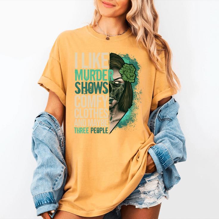 Introverted Murder Shows True Crime Lovers Introvert Women's Comfort Colors T-Shirt
