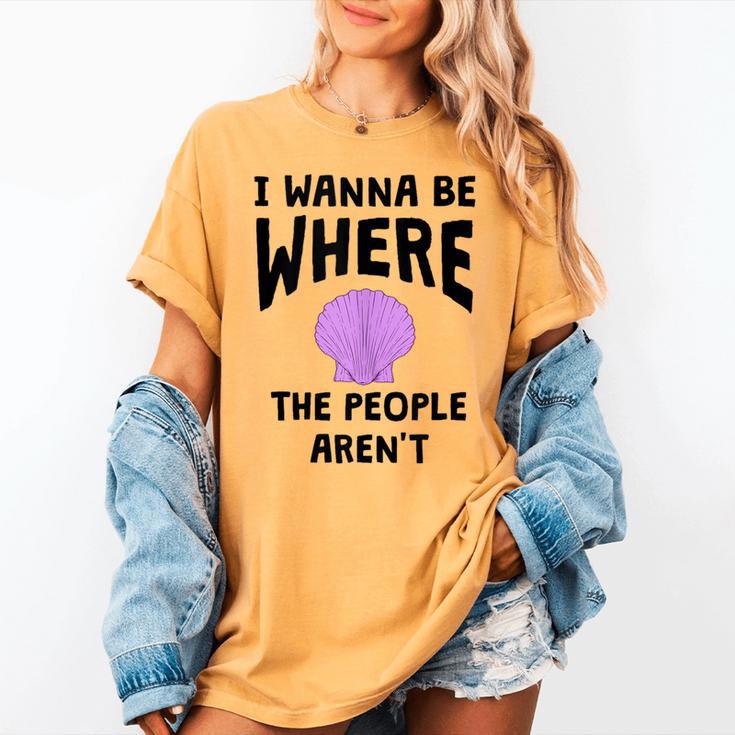Introverted Sarcastic Humor Antisocial Introvert Women's Comfort Colors T-Shirt