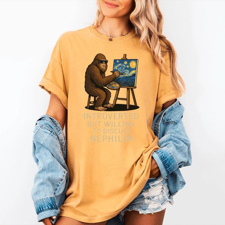 Introverted But Willing To Discuss Nephilim Women's Comfort Colors T-Shirt