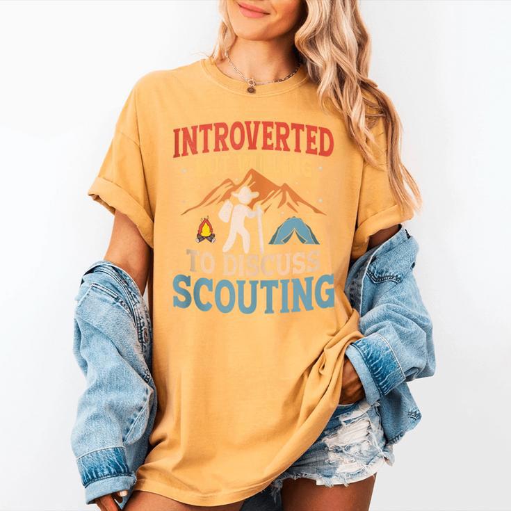Introvert's Scouting Passion Women's Comfort Colors T-Shirt Introvert's Scouting Passion Women's Comfort Colors T-Shirt
