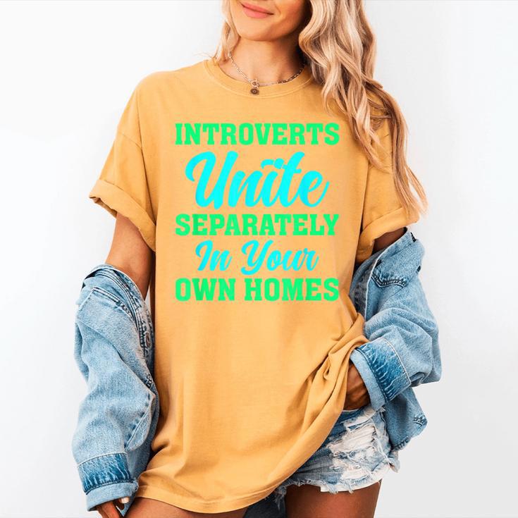 Introverts Unite Introvert Antisocial Sarcasm Anti Social Women's Comfort Colors T-Shirt Introverts Unite Introvert Antisocial Sarcasm Anti Social Women's Comfort Colors T-Shirt