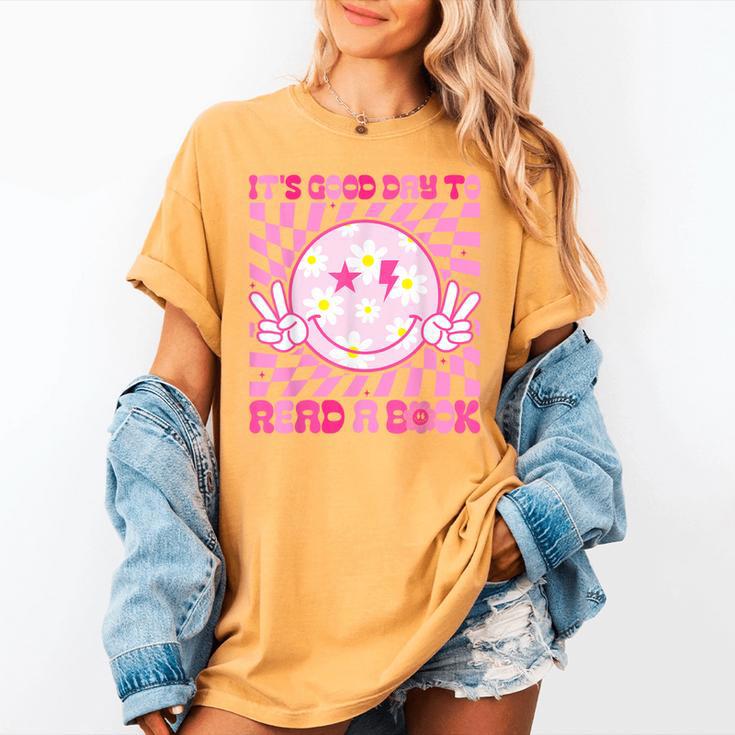 It's Good Day To Read Book Library Reading Lovers Women's Comfort Colors T-Shirt