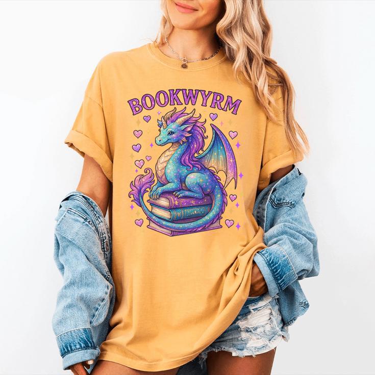 Just a Girl Who Loves Dragons And Books Women's Comfort Colors T-Shirt