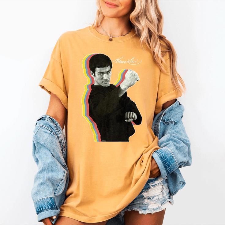 Kids Bruce Lee Photo From Fighting Method Book Kids Women's Comfort Colors T-Shirt Kids Bruce Lee Photo From Fighting Method Book Kids Women's Comfort Colors T-Shirt