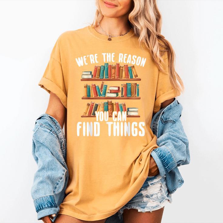 Librarian Reading Books Lover Library Women's Comfort Colors T-Shirt Librarian Reading Books Lover Library Women's Comfort Colors T-Shirt