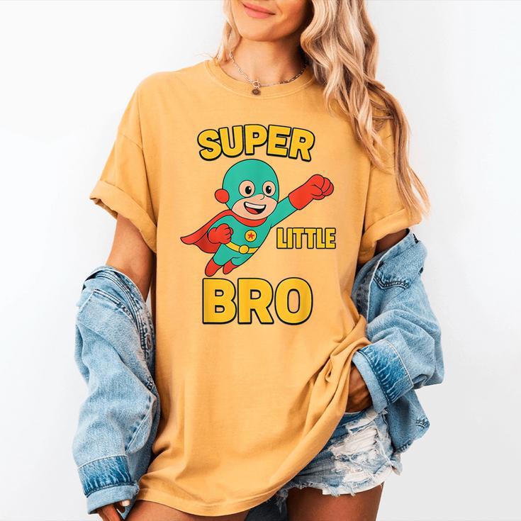 Little Cute Superhero Brother Comic Book Baby Bro Women's Comfort Colors T-Shirt Little Cute Superhero Brother Comic Book Baby Bro Women's Comfort Colors T-Shirt