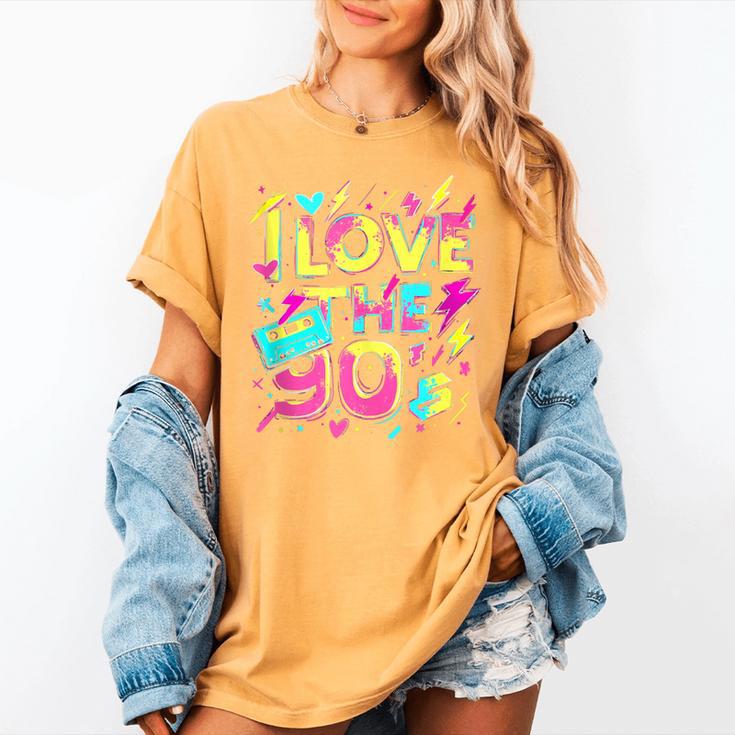 I Love The 90'S 90s Retro Nostalgia Women's Comfort Colors T-Shirt