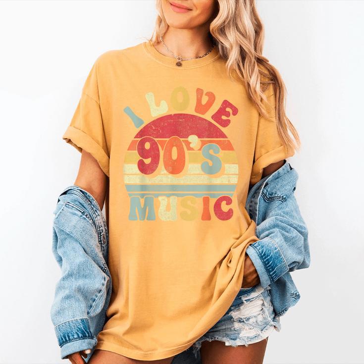 I Love 90's Music Retro Style Nostalgia Cassette 1990s Party Women's Comfort Colors T-Shirt