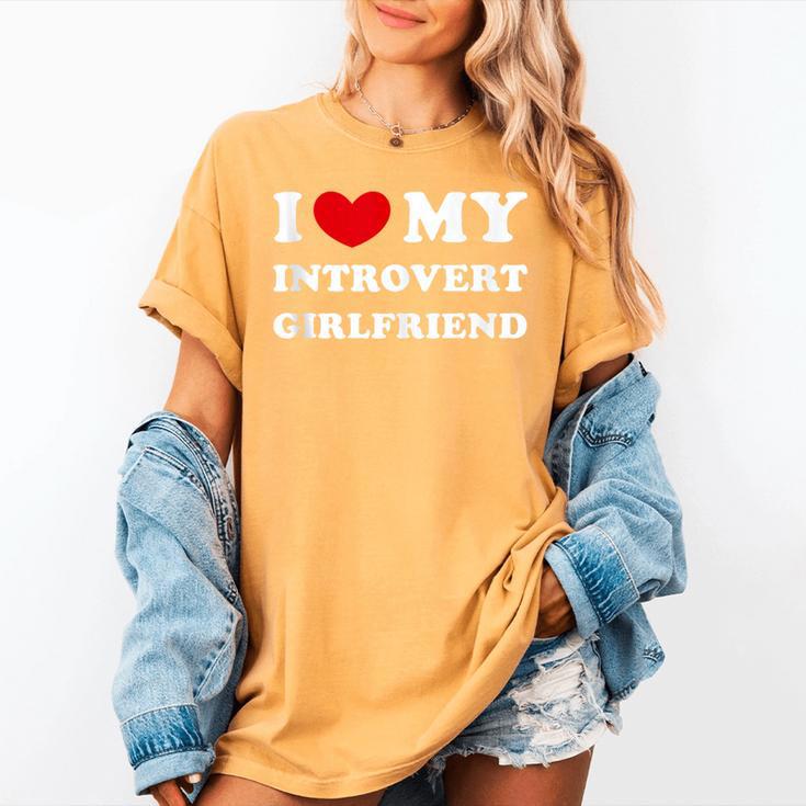 I Love My Introvert Girlfriend I Heart My Introvert GF Women's Comfort Colors T-Shirt I Love My Introvert Girlfriend I Heart My Introvert GF Women's Comfort Colors T-Shirt