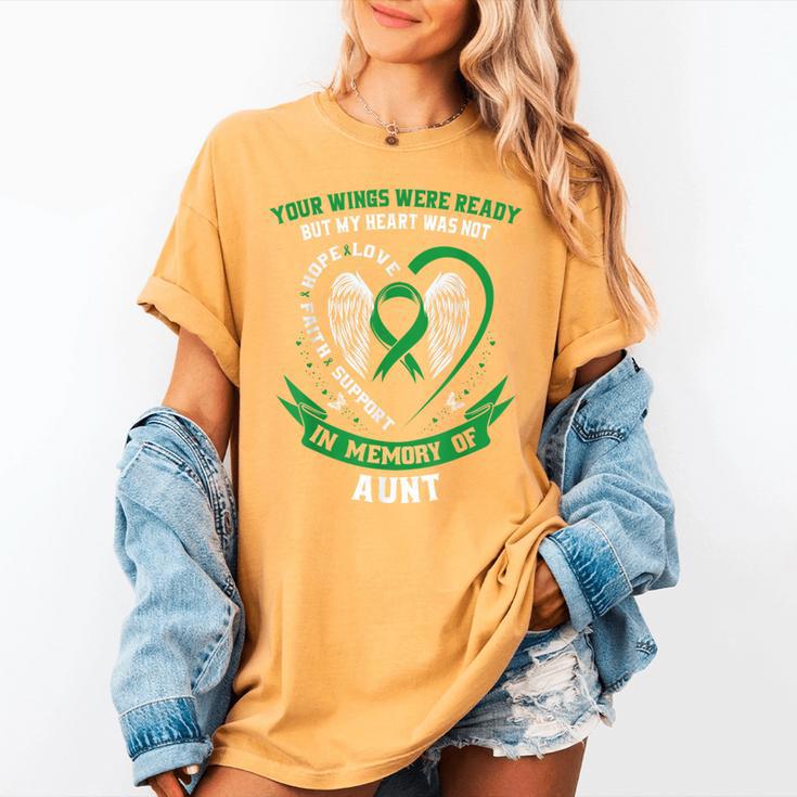 In Memory Of Aunt Kidney Disease Awareness Products Women's Comfort Colors T-Shirt