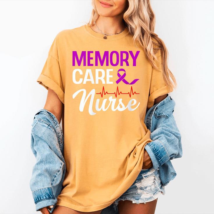 Memory Care Nurse Medical Assistant RN Student Women's Comfort Colors T-Shirt Memory Care Nurse Medical Assistant RN Student Women's Comfort Colors T-Shirt