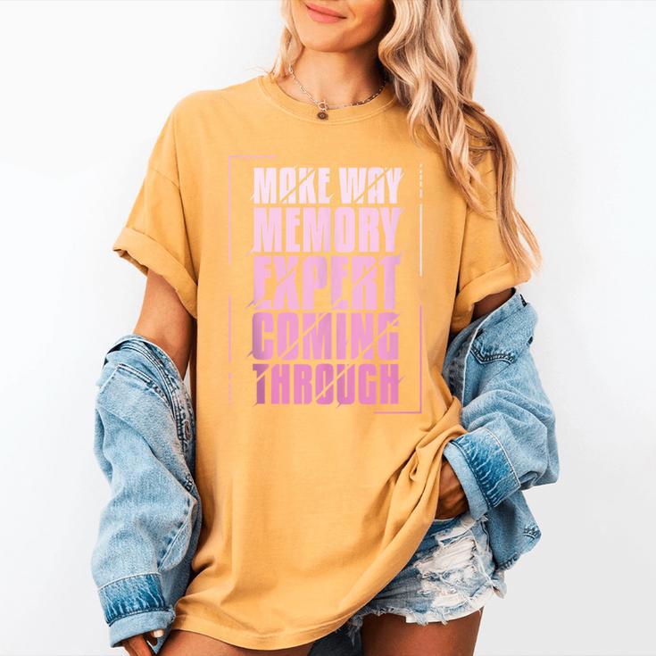 Memory Expert Women's Comfort Colors T-Shirt Memory Expert Women's Comfort Colors T-Shirt