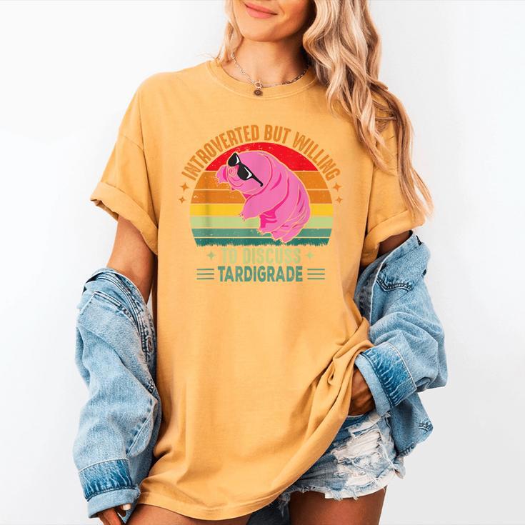 Microbiology Science Nerd STEM Introvert Tardigrades Lover Women's Comfort Colors T-Shirt Microbiology Science Nerd STEM Introvert Tardigrades Lover Women's Comfort Colors T-Shirt