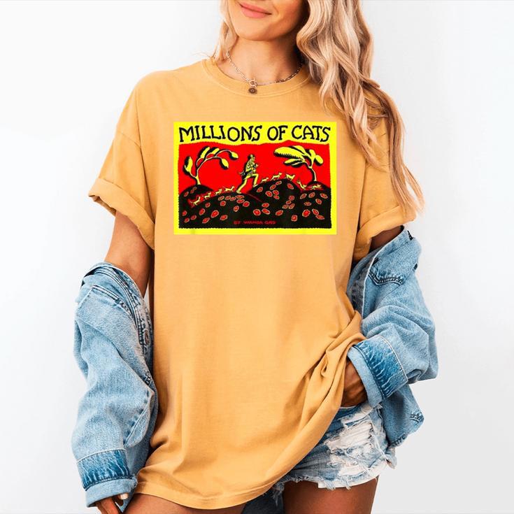 Millions Of Cats Book Cover Women's Comfort Colors T-Shirt Millions Of Cats Book Cover Women's Comfort Colors T-Shirt