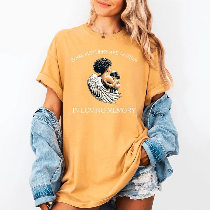 Mother's Day Remembrance African-American Mom Angel Memory Women's Comfort Colors T-Shirt Mother's Day Remembrance African-American Mom Angel Memory Women's Comfort Colors T-Shirt