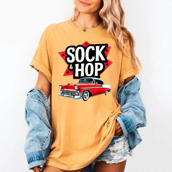 Nostalgia 1950s Sock Hop Dance Women's Comfort Colors T-Shirt