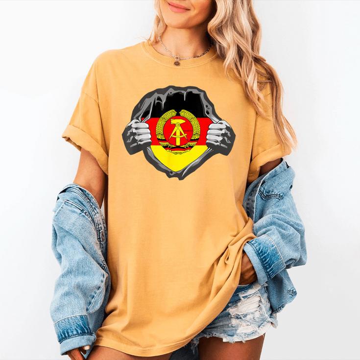 Nostalgia Chest Flag GDR Women's Comfort Colors T-Shirt