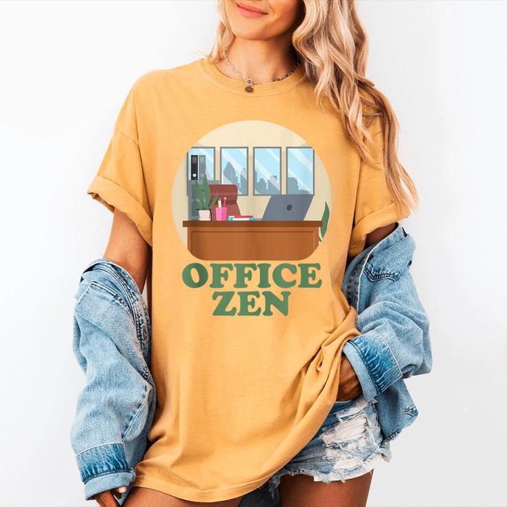Office Zen Introvert Office Staff Secretary Employee Admin Women's Comfort Colors T-Shirt