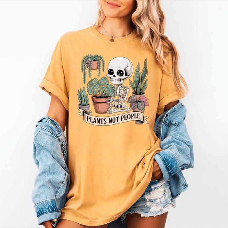 Plant Introvert Gardener Houseplant Botanical Women Men Kids Women's Comfort Colors T-Shirt