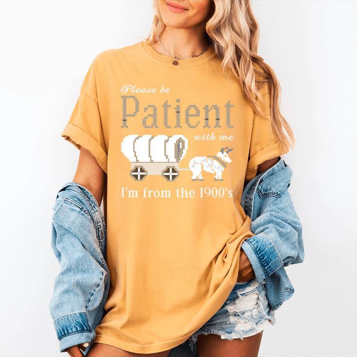 Please Be Patient With Me I'm From The 1900s Retro Gamer Premium Women's Comfort Colors T-Shirt