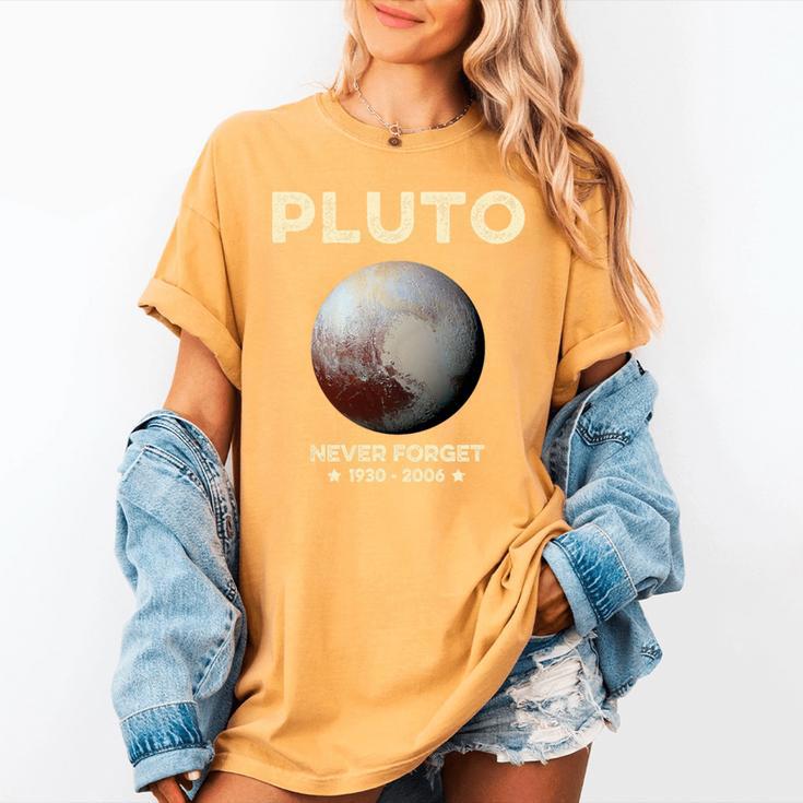 Pluto Never Forget 1930-2006 Planet Space Science Nostalgia Premium Tri-Blend Women's Comfort Colors T-Shirt