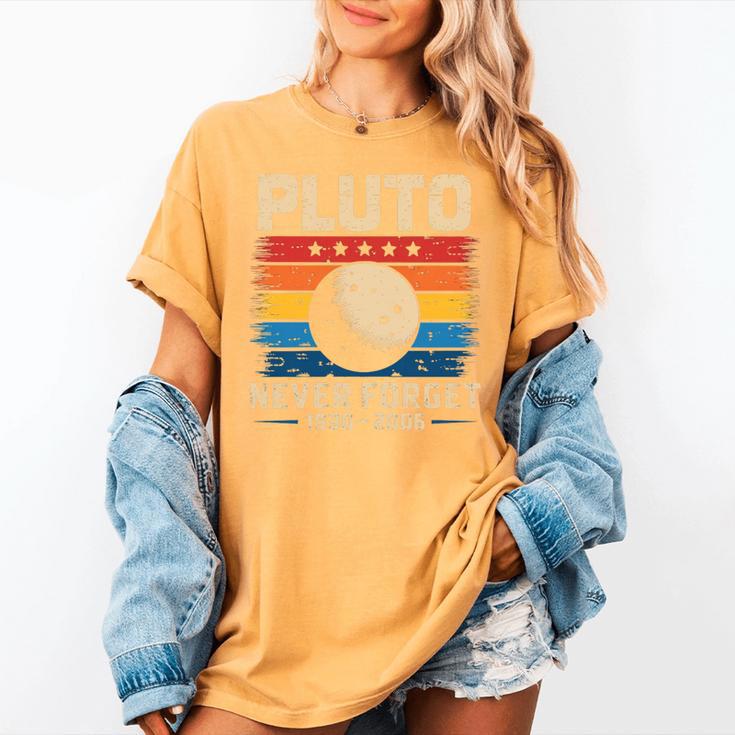 Pluto Never Forget Space Nostalgia Astronomy Humor Premium Tri-Blend Women's Comfort Colors T-Shirt Pluto Never Forget Space Nostalgia Astronomy Humor Premium Tri-Blend Women's Comfort Colors T-Shirt