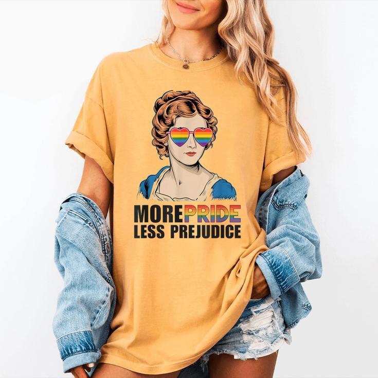 Pride And Prejudice Book Jane Austen Merch LGBTQ Women's Comfort Colors T-Shirt