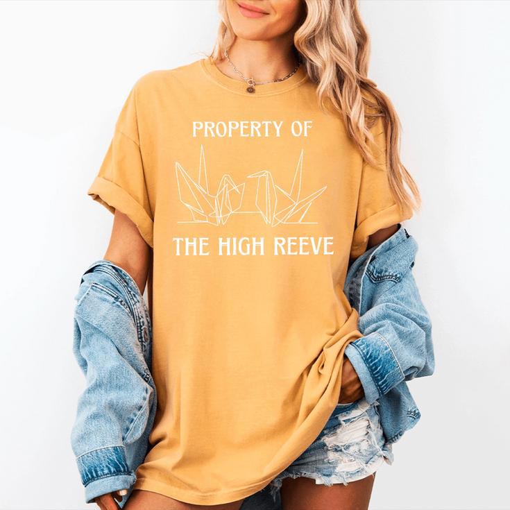 Property Of The High Reeve Bookish Manacled Dark Romance Premium Tri-Blend Women's Comfort Colors T-Shirt Property Of The High Reeve Bookish Manacled Dark Romance Premium Tri-Blend Women's Comfort Colors T-Shirt