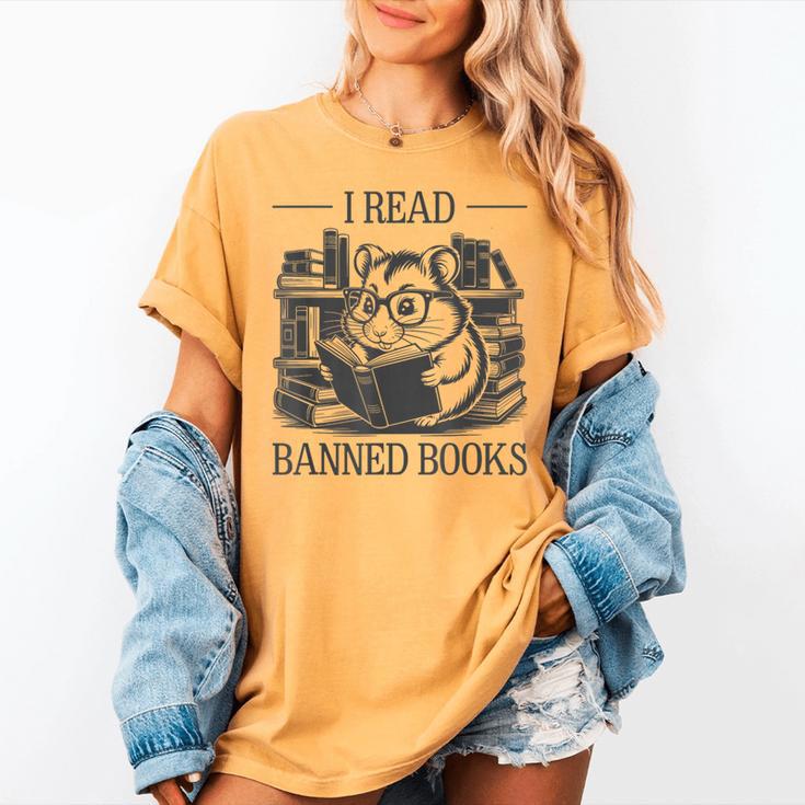 I Read Banned Books Women's Comfort Colors T-Shirt I Read Banned Books Women's Comfort Colors T-Shirt