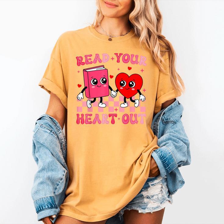 Read Your Heart Out Cute Reading Book Lover Women's Comfort Colors T-Shirt