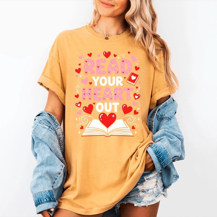 Read Your Heart Out Valentine Reading Book Lover Teacher Premium Tri-Blend Women's Comfort Colors T-Shirt Read Your Heart Out Valentine Reading Book Lover Teacher Premium Tri-Blend Women's Comfort Colors T-Shirt