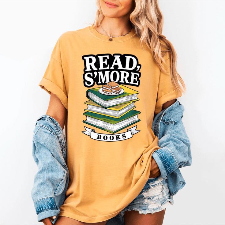 Read S'More Books Marshmallow Reading Smores Women's Comfort Colors T-Shirt