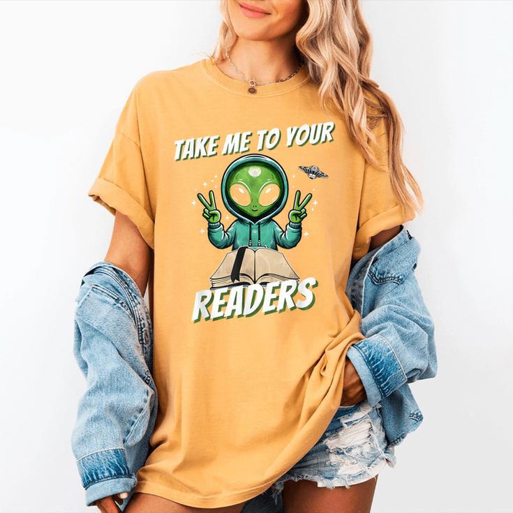 Take Me To Your Readers Across America Read More Books Women's Comfort Colors T-Shirt