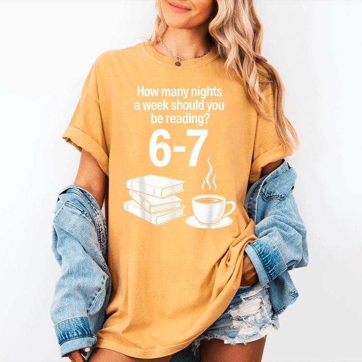 Reading 67 Meme English Teacher Book Lover Women's Comfort Colors T-Shirt