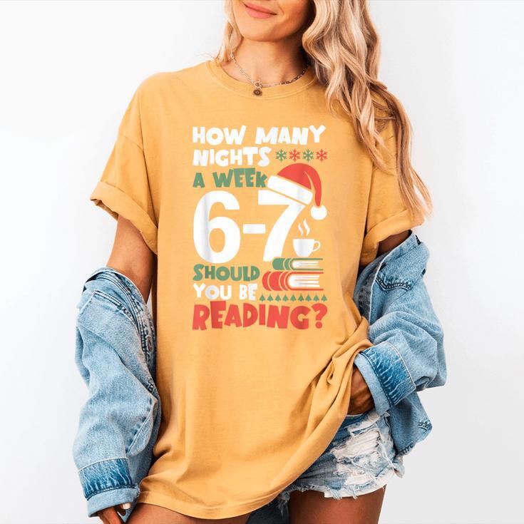 Reading 67 Meme English Teacher Christmas Book Lover Women's Comfort Colors T-Shirt Reading 67 Meme English Teacher Christmas Book Lover Women's Comfort Colors T-Shirt