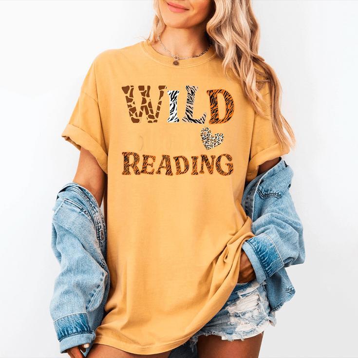 Reading Lover Wild About Reading Reading Books And Bookworm Women's Comfort Colors T-Shirt Reading Lover Wild About Reading Reading Books And Bookworm Women's Comfort Colors T-Shirt