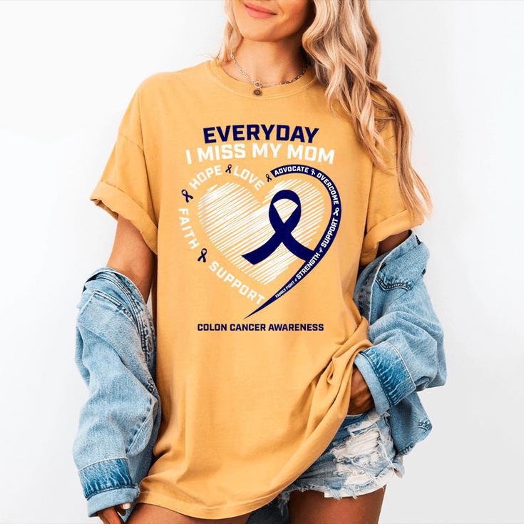 Remembrance Loving Memory Shirts Mom Colon Cancer Awareness Women's Comfort Colors T-Shirt