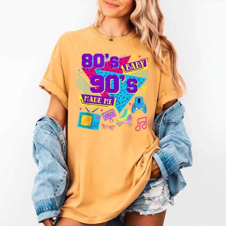 Retro 1980s 80's Baby 1990s 90's Made Me Nostalgia Birthday Women's Comfort Colors T-Shirt