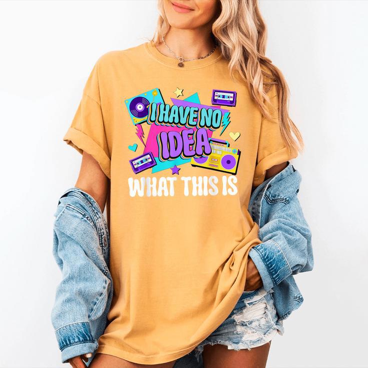 Retro 80s Style 90s Pop Fashion Nostalgia Eighties Music Women's Comfort Colors T-Shirt