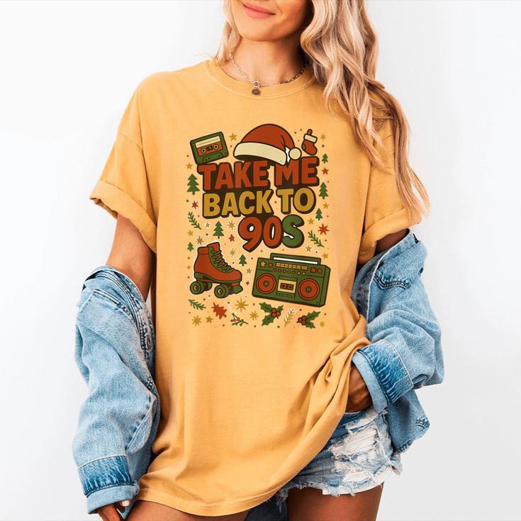 Retro 90s 80s Baby Christmas Holiday Nostalgia Women's Comfort Colors T-Shirt Retro 90s 80s Baby Christmas Holiday Nostalgia Women's Comfort Colors T-Shirt